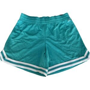 DSG MESH MID-RISE SHORTS GIRLS teal burst size XL 16 NWT relaxed fit